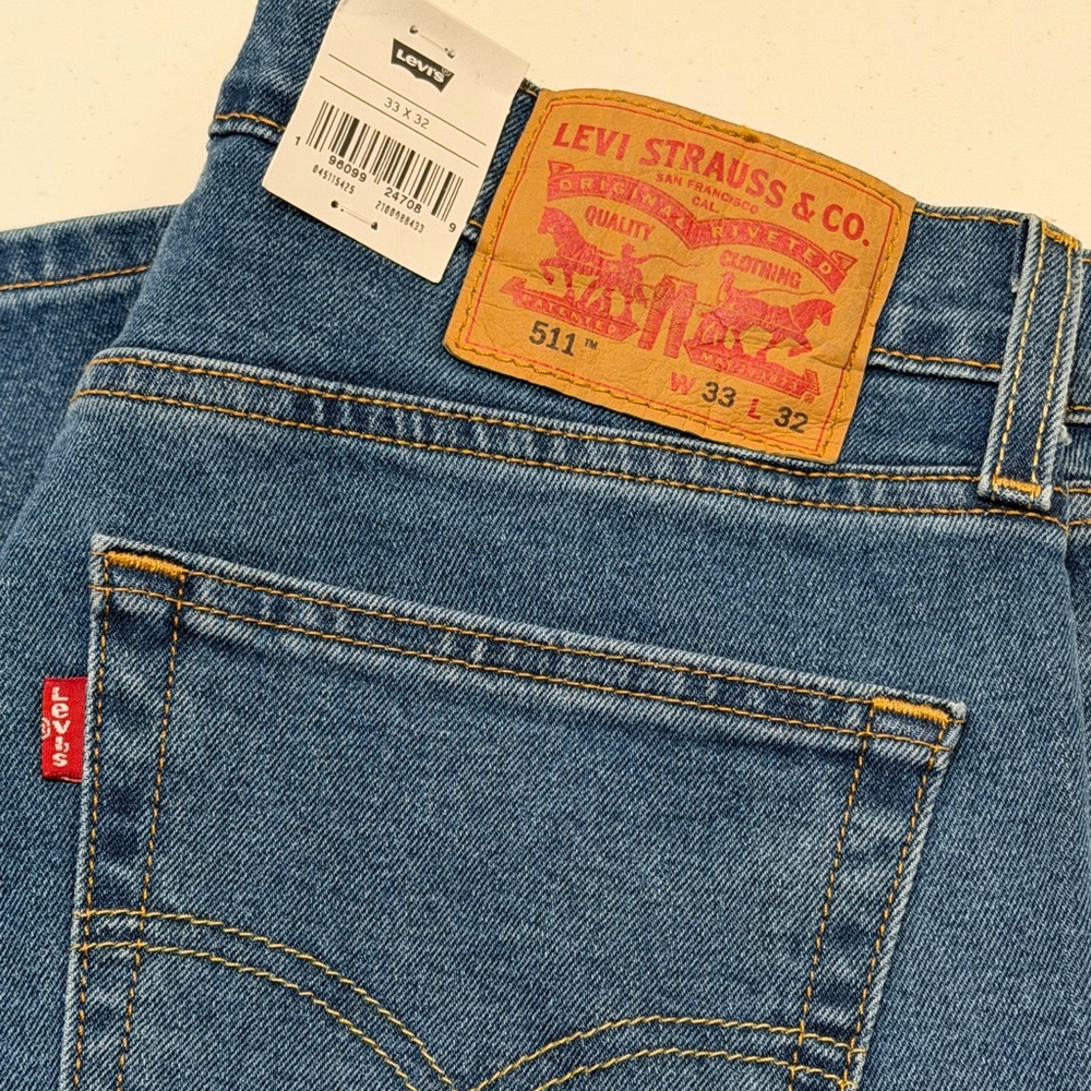 Levi's Indigo Stretch Jeans